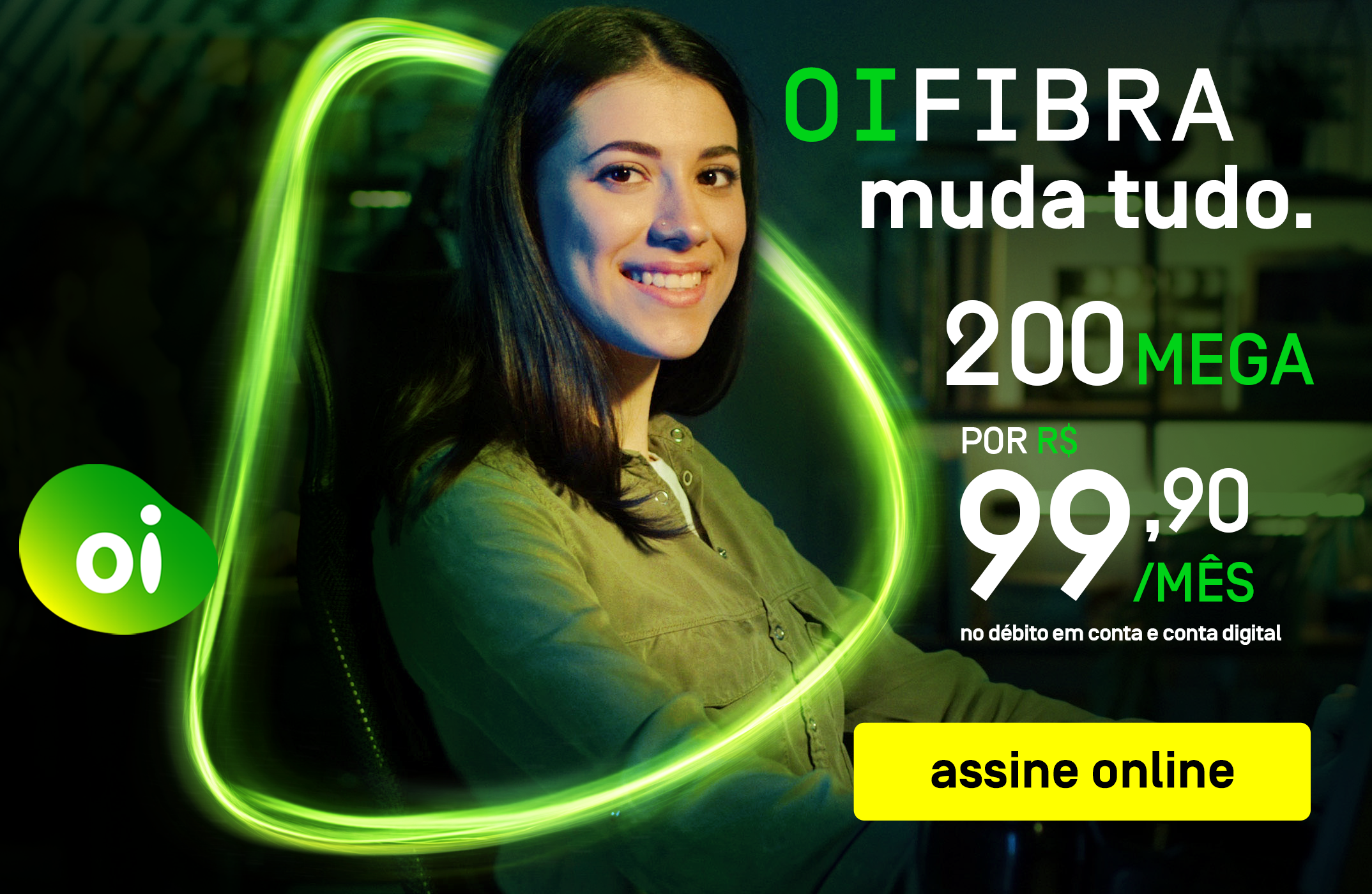 banner modelo utilizando internet residencial